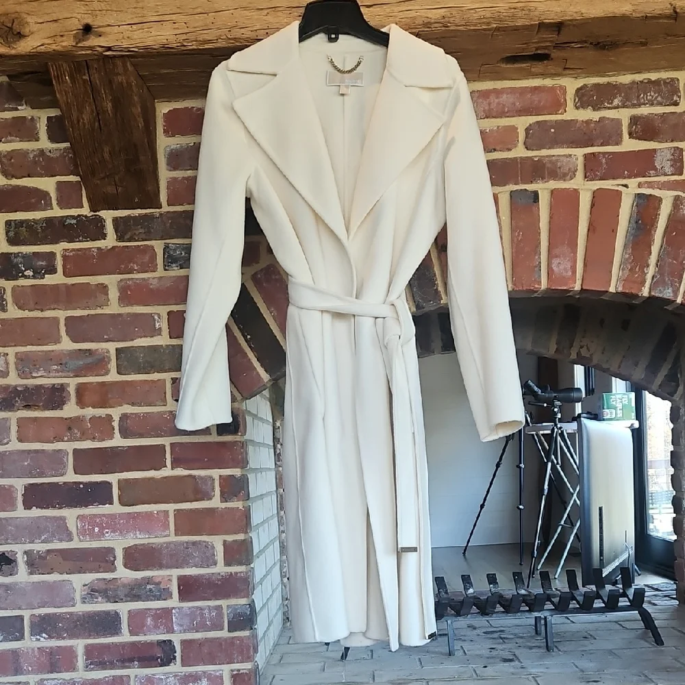 Gorgeous Michael Kors Wool Blend Coat Medium